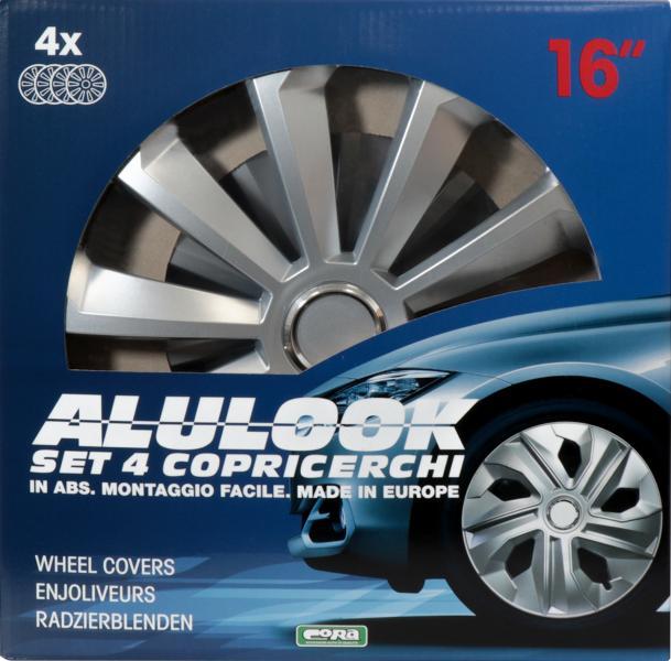 Set 4 copricerchi 16'' Alulook Fame Silver - immagine 2