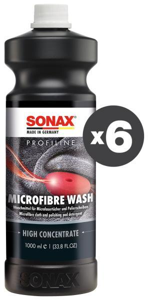Conf. 6 pz Profiline Detersivo per panni in microfibra 1 L
