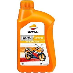 REPSOL Olio Lubrificante MOTO 2 TEMPI MOTO RIDER ROUTE 2T LT. 1   SEMISINTETICO