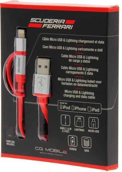Cavo di ricarica e sincronizzazione micro USB + Ligthning - immagine 2
