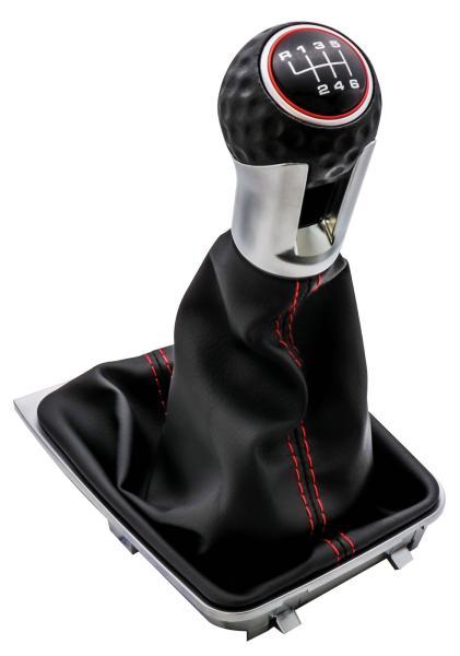 Pomello e cuffia cambio 6 velocità VOLKSWAGEN Golf VII 12> (GTI, GTD, R-Line, Clubsport)