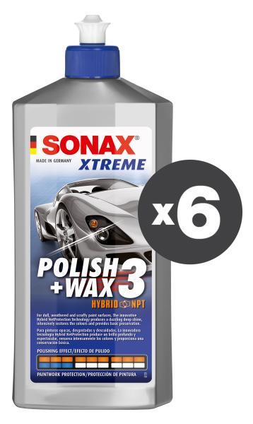 Conf. 6 pz Xtreme Polish & Wax 3 500 mL