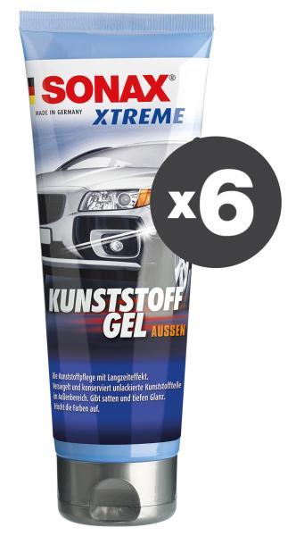 Conf. 6 pz Extreme Gel per plastica esterna 250 mL