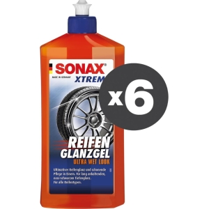 Conf. 6 pz Xtreme Gel brillante pneumatici 500 mL