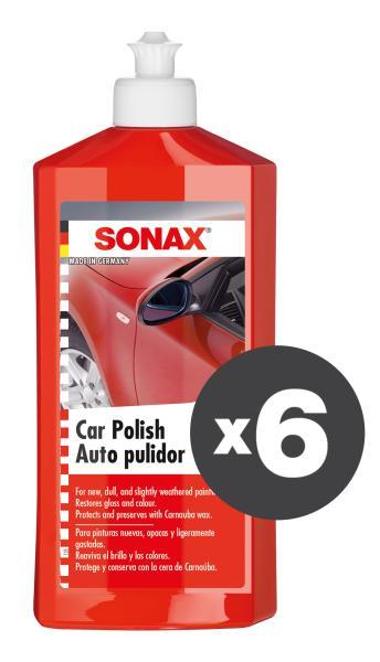 Conf. 6 pz Polish per auto 500 mL