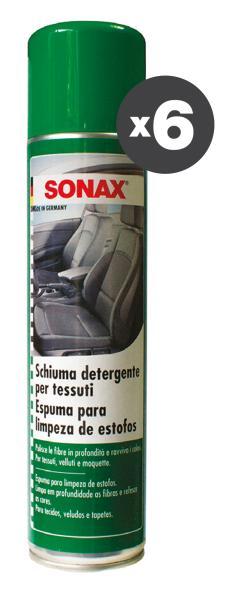 Conf. 6 pz Schiuma detergente per tessuti 400 mL