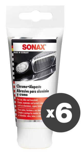 Conf. 6 pz Pasta per cromo e alluminio 75 mL