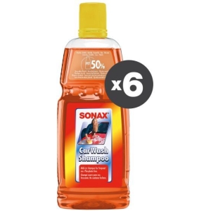 Conf. 6 pz Shampoo per auto 1 L