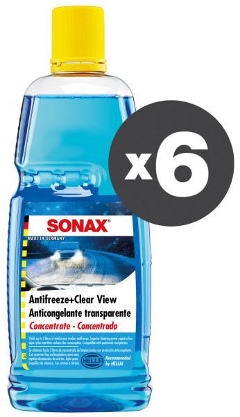 Conf. 6 pz Detergente antigelo per lavavetri concentrato 1 L