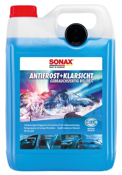 Detergente antigelo per lavavetri pronto all'uso -20° 5 L