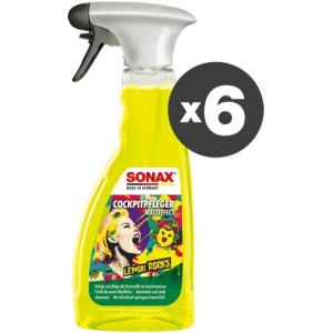 Conf. 4 pz Lemon Rocks Lucida cruscotti opaco 500 mL