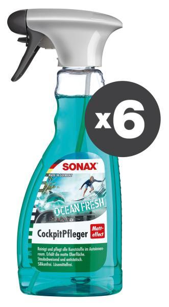 Conf. 6 pz Lucida cruscotti opaco ocean fresh 500 mL