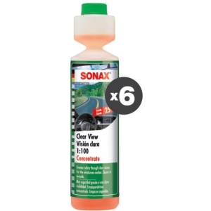 Conf. 6 pz Detergente concentrato per lavavetri 250 mL