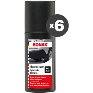 Conf. 6 pz Rinnovatore per plastica nera 100 mL