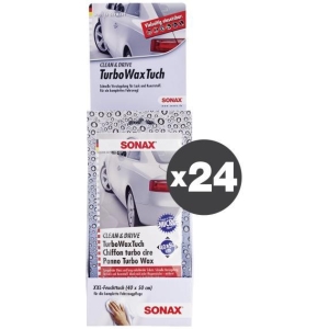 Conf. 24 pz Panno TurboWax Clean+Drive 40x50 cm