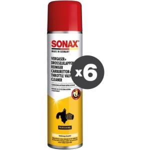 Conf. 6 pz Pulitore carburatore e corpi farfallati 400 mL