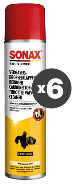 Conf. 6 pz Pulitore carburatore e corpi farfallati 400 mL