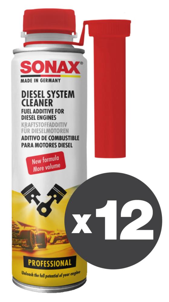 Conf. 12 pz Pulitore sistema di alimentazione diesel 300 mL