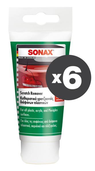 Conf. 6 pz Anti-graffio per plastica, acrile e plexiglass 75 mL