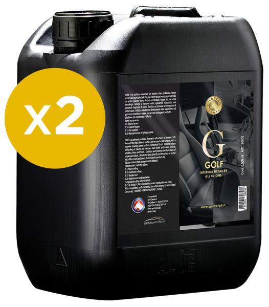 Conf. 2 pz Golf interior detailer 5 l