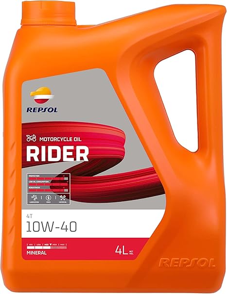 il Repsol Moto Rider ? particolarmente indicato per percorrere molti chilometri senza preoccuparsi di perdite di prestazioni o di usura prematura dei diversi componenti del motore nelle situazioni pi? diverse. ? quindi ideale