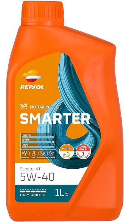 Lubrificante sintetico progettato appositamente da Repsol per gli scooter 4 tempi. Tra le varie caratteristiche spicca l?eccellente protezione che fornisce al motore