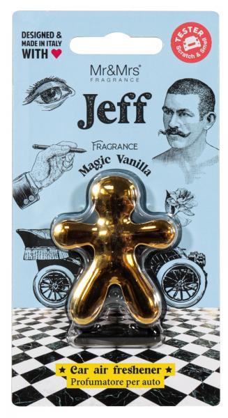 Conf. 6 pz deo Jeff cromato oro magic vanilla - immagine 2