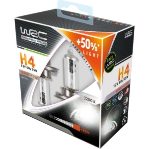 Coppia lampadine +50% LIGHT H4 55/60W