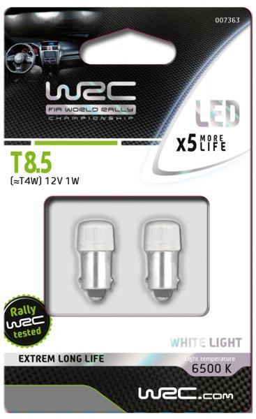 Coppia lampadine led T8,5 12V (T4W)
