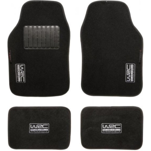 Set 4 tappeti moquette universali neri