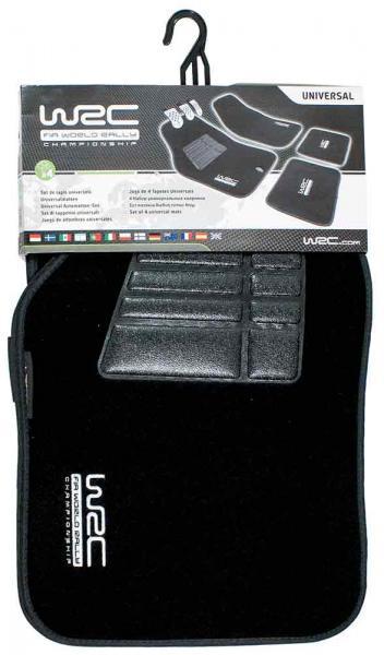 Set 4 tappeti moquette universali neri - immagine 4