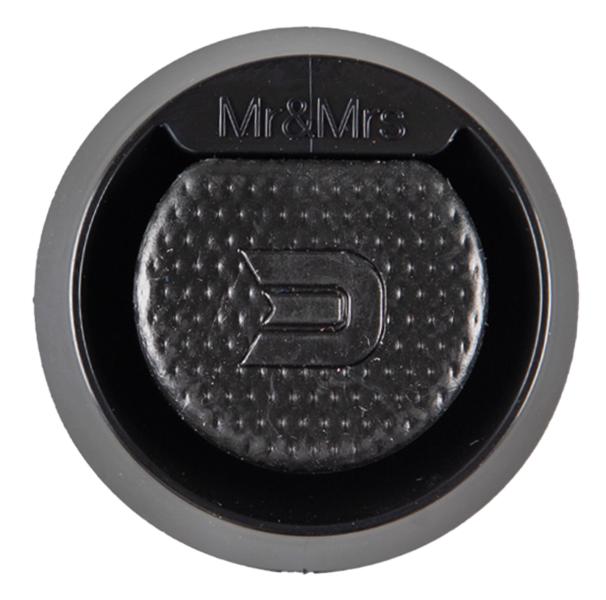 Conf. 12 pz deo Mio Round nero precious wood - immagine 2