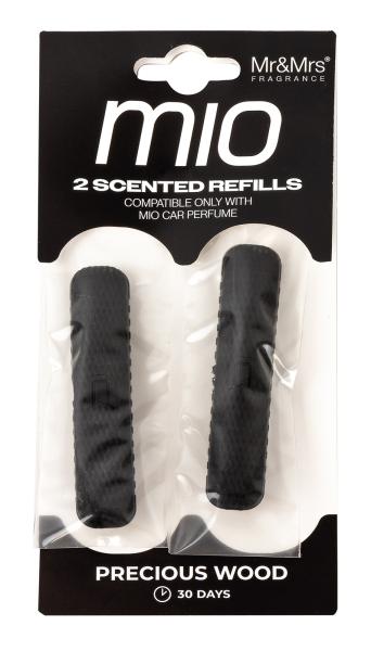 Conf. 12 coppie ricarica Mio nero precious wood