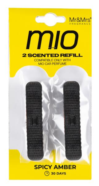 Conf. 12 coppie ricarica Mio giallo spicy amber