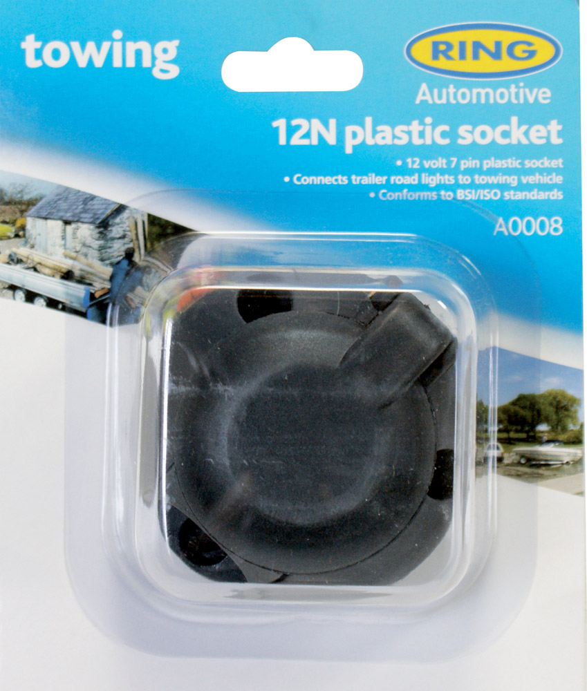 Presa 7 poli 12N in plastica - immagine 2