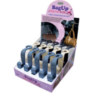 Esp. da banco 15 pz (5 grigi, 5 beige, 5 neri) fermaborsa BagUp