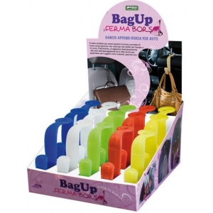 Esp. da banco 15 pz (3x5 colori) fermaborsa BagUp
