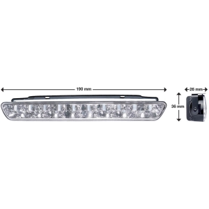 Luci DRL/NSL 18 led omologate