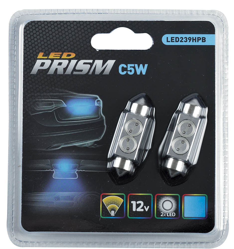 Lampadine led 12V C5W Prism Blue - immagine 3