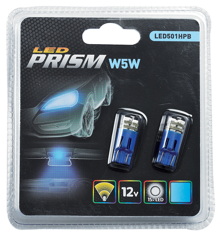 Lampadine led 12V W5W/W3W Prism Blue - immagine 2