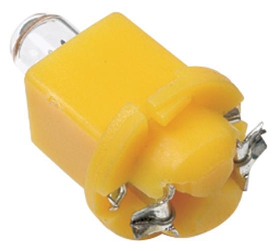 Lampadina 24V 1.2W (53mA) zoccolo giallo