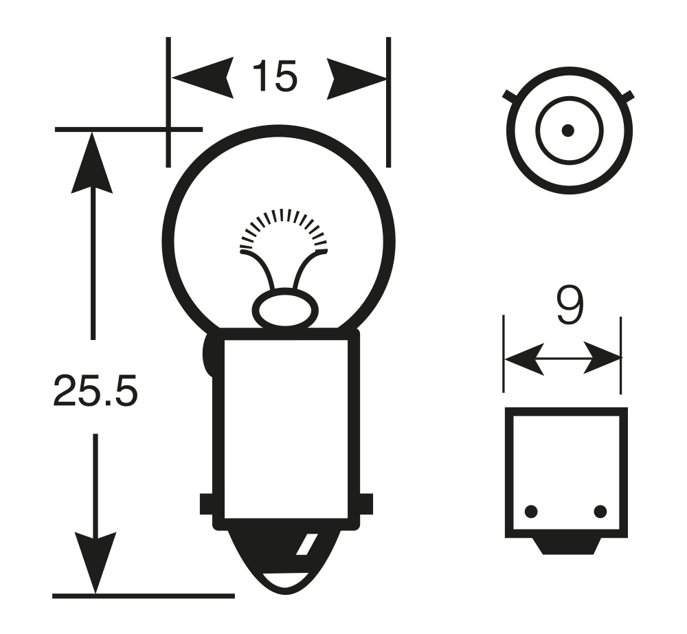 Lampadina 24V 5W - immagine 2
