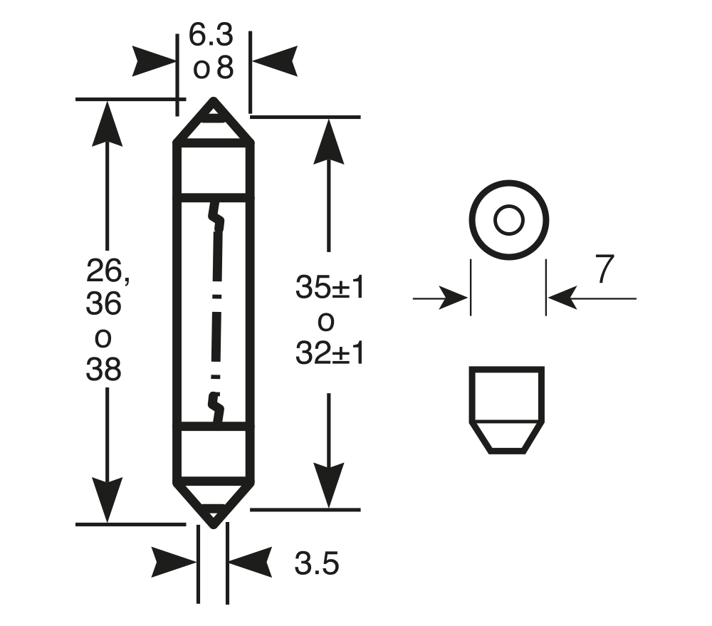 Lampadina 12V 3W - immagine 2