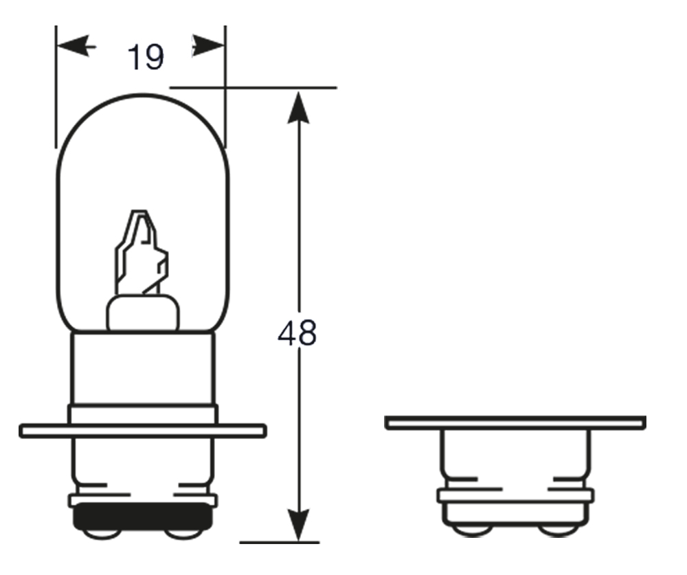Lampadina 12V 25/25W - immagine 2