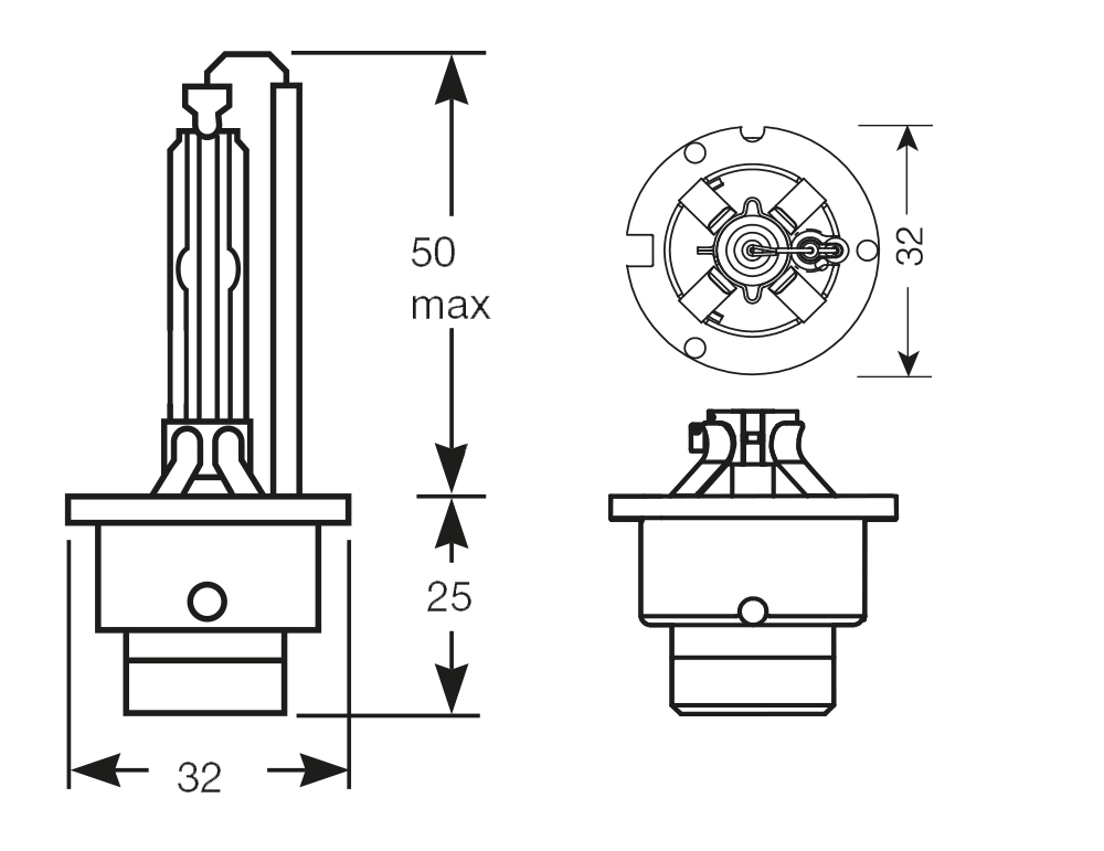Lampadina Xenon HID D4S - immagine 2