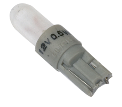 Lampadina 12V 0.5W zoccolo grigio