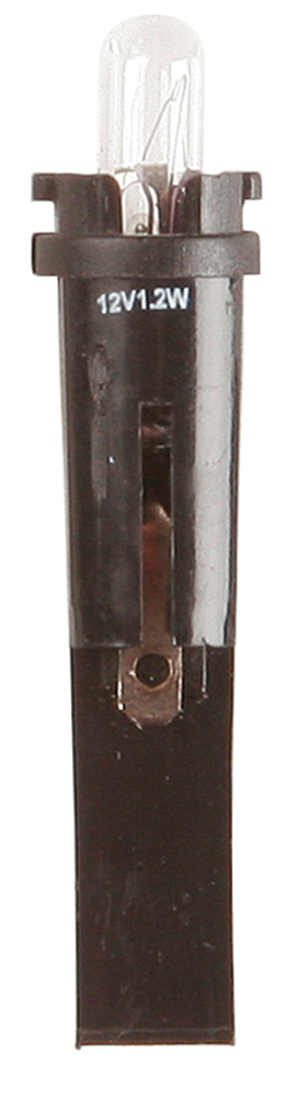 Lampadina 12V 1.2W zoccolo nero