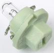 Lampadina 12V 2W zoccolo verde