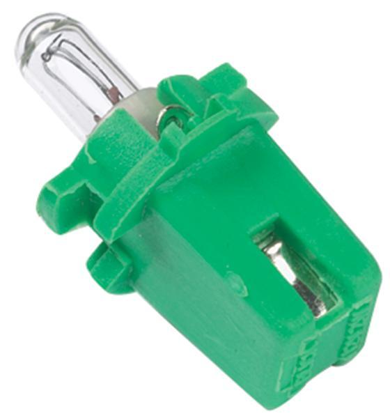 Lampadina 12V 2W zoccolo verde