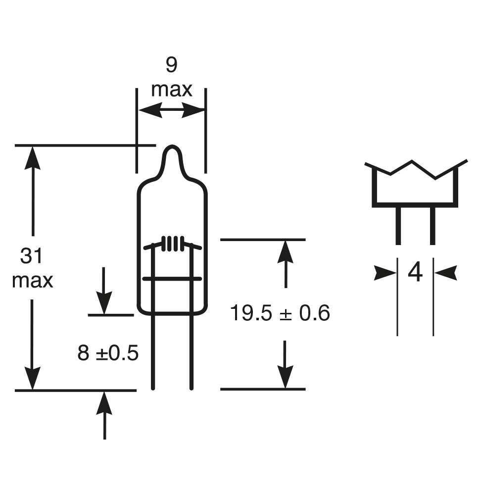 Lampadina 12V 10W - immagine 2